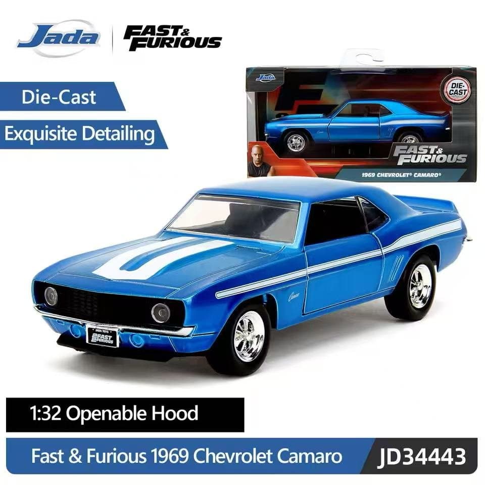 Fast & Furious 1969 Chevrolet Camaro Jada 1:32 Diecast 5