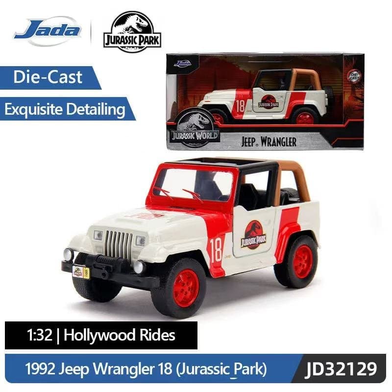 Jurassic World Jeep Wrangler Jada 1:32 Diecast 6