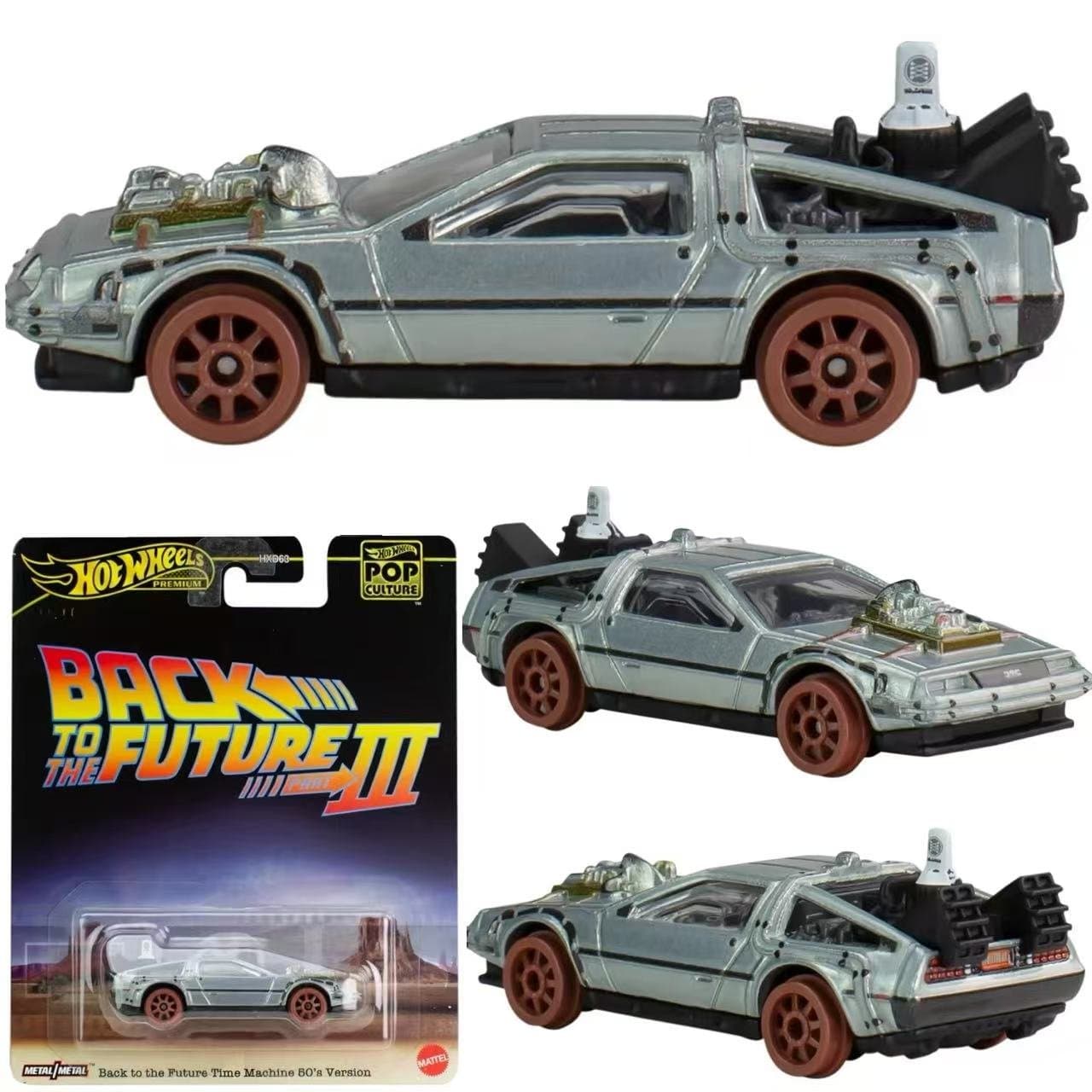 Hot Wheels Premium Pop Culture Back To The Future Time Machine 1955 3