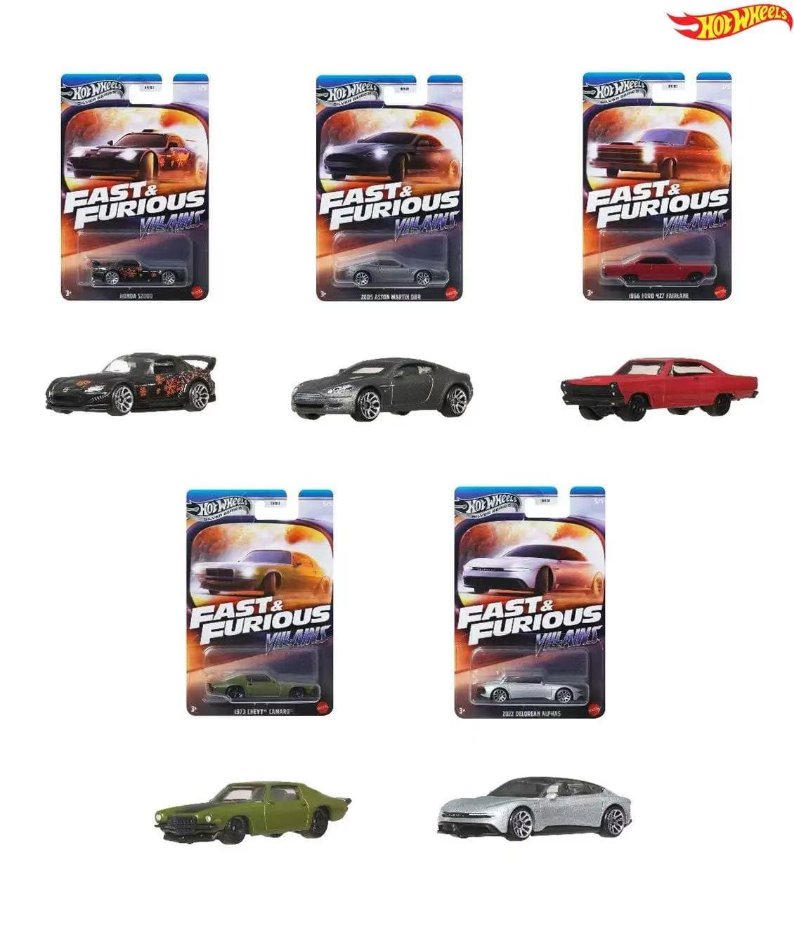 Hot Wheels Silver Series Fast & Furious Villains HNR88 2