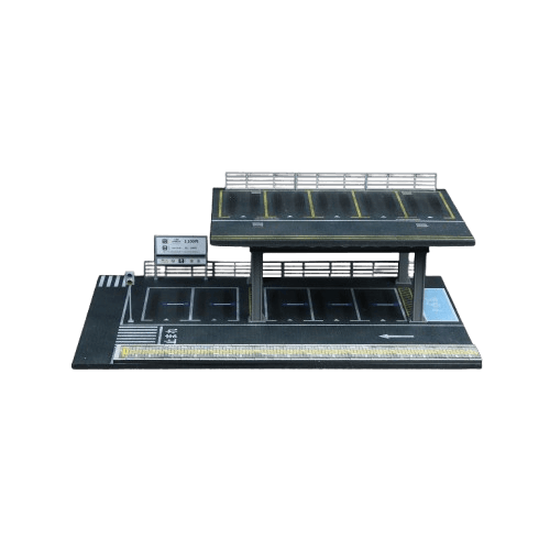 MoreArt Steel Frame Parking Lot 2 Diorama MO923004